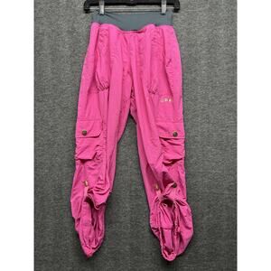 Zumba Wear Spicy Pink Gray Wide Leg Dance Performance Pants‎ size S